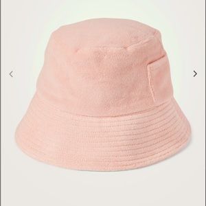 Lack of Color Wave Baby Pink Terry Bucket Hat, Medium/Large, 58cm